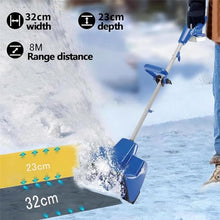 KJLYLPP Cordless Snow Shovel,20v Plow Snow Removal Width 32cm, Battery Powered Snow Thrower,1200w High Power Electric Snow Shovel for Driveway Clearing