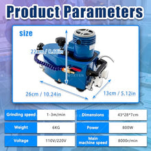 WTRYRN Electric Small Glass Edging Machine Portable Glass Beveling Machine Lightweight Ergonomic Handle for Acrylic Marble Plexiglass Polishing Machine-P