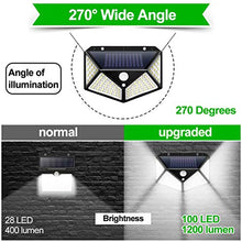 HYUWANGYU Solar Light Outdoor Solar Lamp with Motion Solar LED Light Waterproof Sunlight Powered for Garden Decoration (Size : 2 Piece 102 LEDs) (4 Piece 102 LEDs)