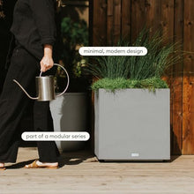 Veradek Block Series Cube Planter - Square Outdoor Planter