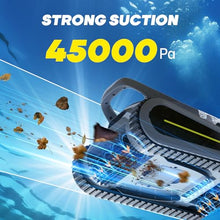 Seauto Crab Robotic Pool Vacuum, Wall-Climbing, Automatic Pool Cleaner, Suitable for Walls and Floors of 1614 Square Feet Pool