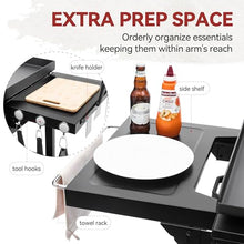 Grills House GB6000 6-Burner Propane Gas Grill Griddle Black