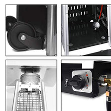 AIZYR Waterproof Outdoor Garden Gas Heater with Temperature Control Flameout Switch/Wheels for Balcony, Courtyard, Garage, Patio