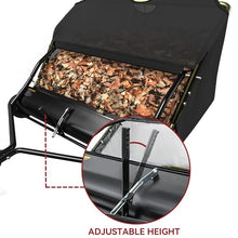 YITAMOTOR 48" Tow Behind Lawn Sweeper, 20 cu. ft.Leaf Collector