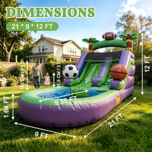 VVAIMYNX 21FT Inflatable Water Slide for Kids and Adults, w/Big Splash Pool
