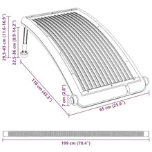 vidaXL Curved Pool Solar Heating Panels 2 pcs 43.3" x25.6