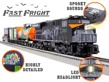 Lionel Fast Fright Halloween LionChief Bluetooth Electric O Gauge Train Set
