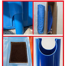 Frame Swimming Pool, Large Outdoor Folding Mobile Anti seepage Water Storage Tank, Black Aquarium Pool Pond With Drain Valve, PVC Round Canvas For Breeding Ponds Fish Tank Koi Goldfish(1.2X1M 1130L)