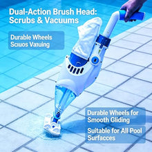 zcjysqav Cordless Handheld Pool Vacuum – Lightweight Spa & Hot Tub Cleaner for Sand and Debris