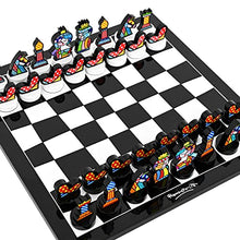 BRITTO Luxury Chess Set Enamel Painted Multicolor
