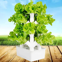 BEESOM Hydroponics Tower, Hydroponics Growing System for Indoor Herbs,Fruits and Vegetables,16/24/32 Pots Garden Hydroponic Growing Kit, Vertical Growing System Gift for Gardening Lover,24Holes