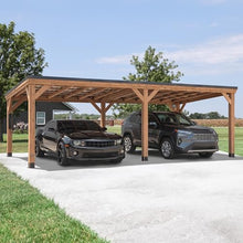 Backyard Discovery Arcadia Cedar Wood Outdoor Gazebo Pavilion Light Brown