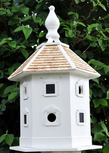 CC Home Furnishings 30" Fully Functional Oversized White Bird Dovecote White