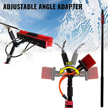 Water Supply Pole for Window Glass, Solar Photovoltaic Panel Cleaning Brush, Aluminum Alloy Telescopic Pole,Glass Cleaning Tools for Indoor/Outdoor High Window,6.0 M/19.7 Ft