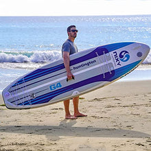 NIXY Huntington Inflatable SUP 9'6" x 32” x 6” Lightweight Stand Up Paddleboard Blue