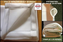 SPECTRUM GOLF SIMULATORS Golf Impact Screen Hanging Poly Spacer White