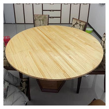 MZZKFC 140 160 180 200 CM Solid Wood Event Table Top, Waterproof Foldable Round Tabletop Extender, Round Folding Table for Banquet Hall/Home Kitchen & Party(5.2 ft/1.6m)
