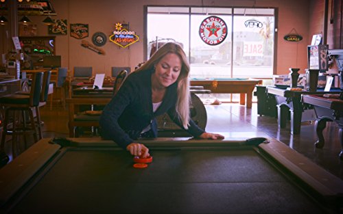 Puckashmaka Pool Table Hockey 7 Foot Black