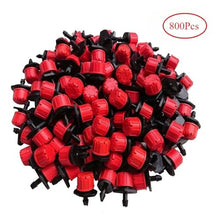 Garden supplies 50-800pcs Adjustable Irrigation Drippers Sprinklers 1/4'' Emitter Dripper Micro Drip Irrigation Sprinklers for Watering System Irrigation supplies(800PCS)