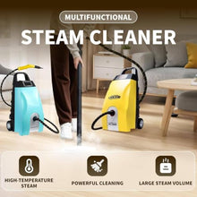 ZenHailure High Performance 2500w Jet Steam Washer,Compact Portable Build with Large 3.5l Reservoir,Fast 40s Warm-Up Time and Six Cleaning Attachments,Ideal for Driveways,Vehicles Yellow