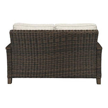 Signature Design by Ashley Paradise Trail Outdoor Loveseat Medium Brown
