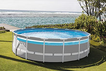 INTEX 26729EH 16ft x 48in Prism Frame Clearview Above Ground Swimming Pool Set, Includes 1500 GPH Cartridge Filter Pump, SuperTough Puncture Resistant, Rust Resistant, 5061 Gallon Capacity