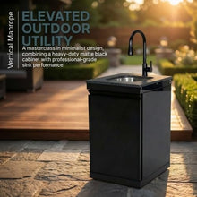 Chery Industrial Stainless Steel Outdoor Kitchen Sink Cabinet with Tap