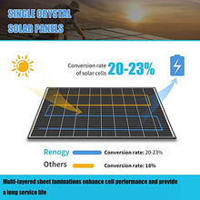 RENJJPBO 2PCS Solar Panels 80 Watt 20Volt, High-Efficiency Monocrystalline PV Module Power Charger for Home,RV,Caravan,Boat and Other Battery