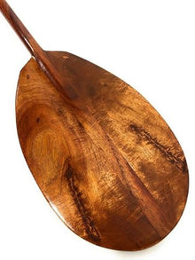 Tikimaster AAA Curly Koa Paddle/Oar 60 in Outrigger Canoe Hawaii