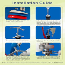 HYZHANHONG 15000W Wind Generator Kit,12V24V48V 3-Blade DC Wind Turbine for Home, Chalet, And Hybrid Solar & Wind Energy Solutions - High-Efficiency Power Generation,220v
