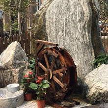 Water Wheel Fountain Outdoor Garden with Stand and Fountains Waterfalls