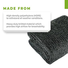 Grow1 Greenhouse 50% Shade Cloth Net, Garden Fence Covering Tarp, Chicken Coop, Tomato Plants, 32' x 100' Feet, Black