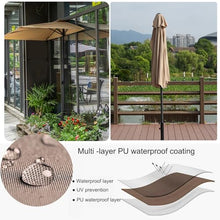 Outdoor umbrellas for patio,Retractable awning,Patio umbrella with base included,Adjustable Pergola Shade Cover,Waterproof,Patio Awning Sunshade Shelter, for Backyard,Garden,Porch,Deck ( Color : Khaki