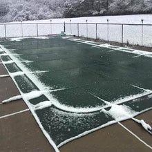 ZEEKYFOR Inground Pool Safety Cover, Winter Pool Cover with All Installation Hardware, Customized Shape Size,3mx10m/10ftx33ft