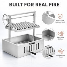 Santa Maria Charcoal BBQ Grill with Manual Height Adjustment