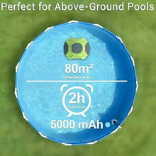 Automatic Robotic Pool Cleaner, 180 Mins Long Runtime & Auto Parking, Ideal for In-Ground Flat Pools Up to 100 M2