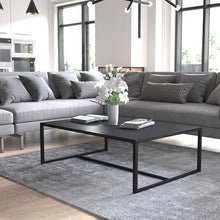 Flash Furniture Commercial Grade Steel Coffee Table, Black