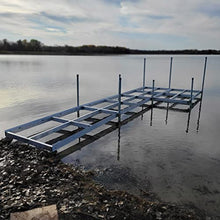 Patriot Docks 24ft Low Pro Aluminum Frame Dock Kit with Reinforced Poly Decking