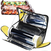 Portable Solar Oven,4.5L Large Capacity Solar Cooker Outdoor Oven Camping Stove with Theometer,for 3-5 People Backpacking Hiking Family Party