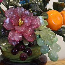 Artificial Trees Artificial Bonsai Creative Bonsai with Jade Flower and Fruit Basket Fake Plant Decoration - Potted Artificial House Plants for Home DecorIndoor Simulated Pine