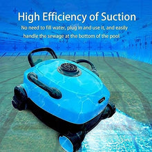 KANGJIEM Cordless Robotic Pool Cleaner, Automatic Pool Vacuum, Intelligent Path Planning, Wall Climbing, Strong Suction, Quick Charge, Ideal for Above/In-ground Pools