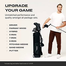 Robin Golf The Essentials 9-Club Men's Set Left-Handed Matte Black