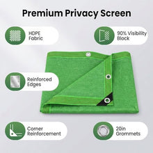 LJTGFHP 90% Shade Cloth, Chicken Coop Shade Cover, Sturdy Sunblock Mesh Tarp with Grommets for Patio Plants Greenhouse Kennel Porch Pergola Sun Protection Netting Cover, 35 x50 ft