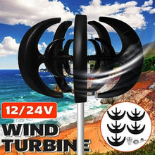 HYZHANHONG 100W-5000W Wind Turbine, 5-Blade Wind-Solar Hybrid Power Generation System, Three-Phase AC Permanent Magnet Generator with Controller, Suitable for Home Farm Hybrid Lamp,220v