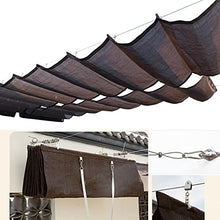 Waterproof Shade sail Waterproof Shade Sail Cover with 95% UV Block Removable Sun Shade Sail for Garden Patio Furniture Mesh Tarp with Hardware Shading Net for Lawn Party 1.3x8m/4.3x26ft