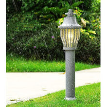 KADELONG Outdoor Waterproof Lawn Lights E27 1-Light Home Yard Lamps External Floor Mount Path Lights Modern Outside Garden Deck Porch Pathway Driveway Lighting Fixture H30.73in,Chandelier Lighting