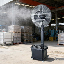 Wrhnkf Commercial Indoor Outdoor Mist Fan with 42L/11Gal Water Tank, High Velocity Industrial Misting Fan, 60° Oscillation & 3 Speed Setting, for Cooling Patio, Barn, Greenhouse(75cm/29.5in)