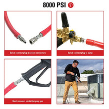 Simpson 200ft, 3/8" 8000 PSI Wrapped Rubber Hot Water Pressure Washer Hose