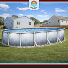 Lake Effect Pools 'Bermuda' 12 ft x 24 ft Oval Above Ground Swimming Pool