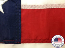 Premium American Flag 12x18' - 100% Made in the USA - Durable, Long Lasting, Nylon Material - Appliqued Stars, Sewn Stripes, 6 Rows of Lock Stitching, Tough Enough for Commercial Use - All Star Flags